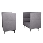 Højrygget sofa, Modena, antracit - Image 4