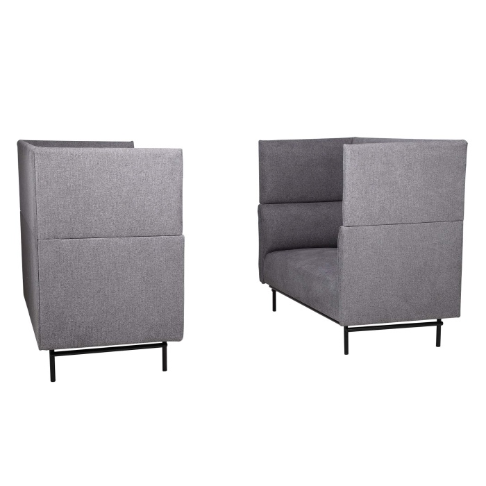 Højrygget sofa, Modena, antracit - Image 4