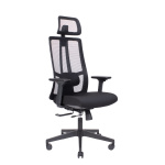 ErgoTek kontorstol m. nakkestøtte - Mørkegrå - Image 3