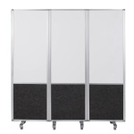 Foldeskærm PZ Flex 180x180 cm m. whiteboard