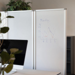 Foldeskærm PZ Flex 180x180 cm m. whiteboard - Image 4