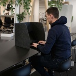 Foldbar bordskærm ECO - Lille - Image 3
