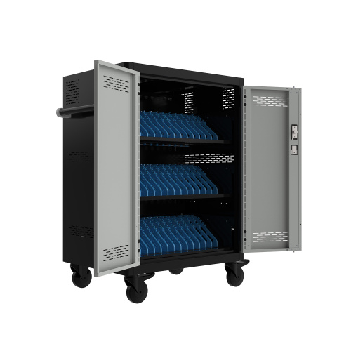Ipad-vogn med 40 rum til tablets, mobil mm. inkl. opladning Ipad-vogn med 40 rum til tablets, mobil mm. inkl. opladning