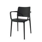 Salina Lux kantinestol - Sort