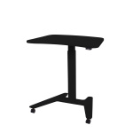 Compact Slim hæve sænkebord bord 50x77 cm - Sort