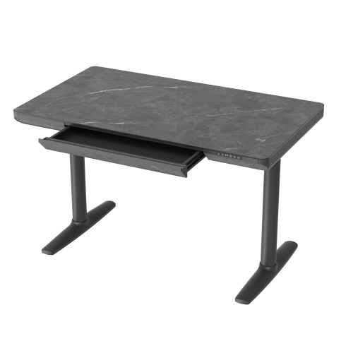 Hæve sænkebord 70×120 cm – SoHo, Marmor look