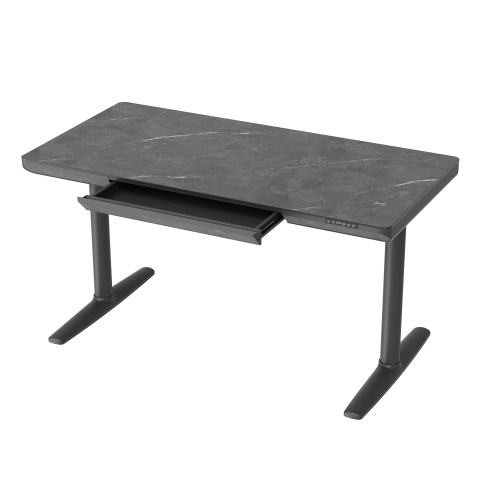 Hæve sænkebord 70×140 cm – SoHo, Marmor look