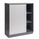 EP Xtra Jalousiskab med 3 rum - Antracit - Image 2