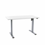 Hæve sænkebord Operator 60x120 cm, alu stel - Antracit - Image 2