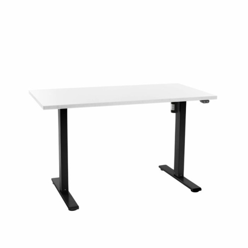 Hæve sænkebord Operator 60×120 cm, sort stel – Antracit