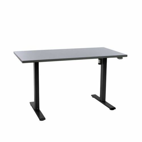Hæve sænkebord Operator 70x140 cm, sort stel - Antracit