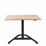 Trainee 80x100 cm, sort stel - Bøg