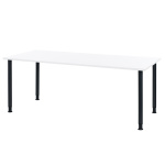 Oporto Futura kantinebord, 180x80 cm - Hvid