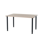 Oporto Futura kantinebord, 130x80 cm, sort - Eg