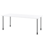 Oporto Futura kantinebord, 180x80 cm, blank - Hvid