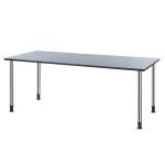 Oporto Futura kantinebord, 180x80 cm, blank - Antracit
