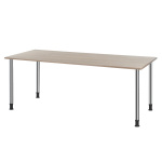 Oporto Futura kantinebord, 180x80 cm, blank - Eg