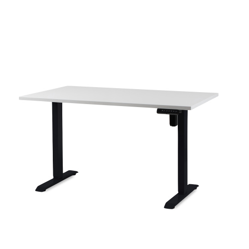 Hæve sænkebord Operator II 70x140cm, sort stel - Hvid