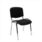 Comfort Basic stol med blankt stel - Grå - Image 4