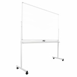 Whiteboard på hjul 120x180 cm, hvid