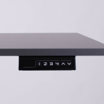 Hæve sænkebord Cadet 80x160 cm, sort stel - Image 3