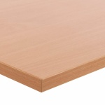 Bordplade, rektangulær - 80x160 cm - Hvid - Image 4