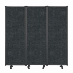 Foldeskærm PZ Flex 180x180 cm, sort