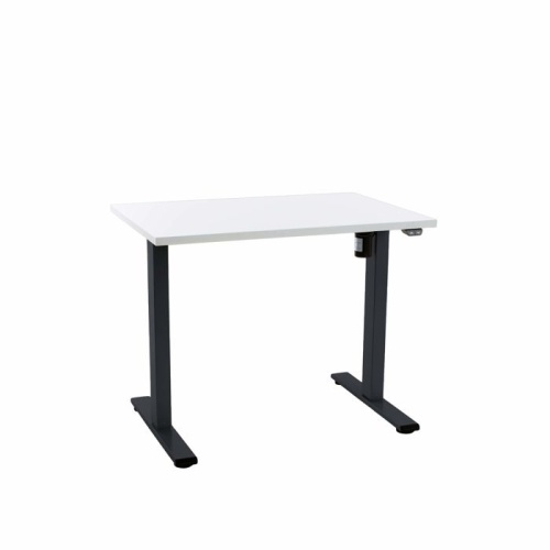 Hæve sænkebord Operator 60×90 cm, sort stel – Eg