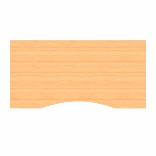 Bordplade med centerbue – 90×180 cm – Bøg