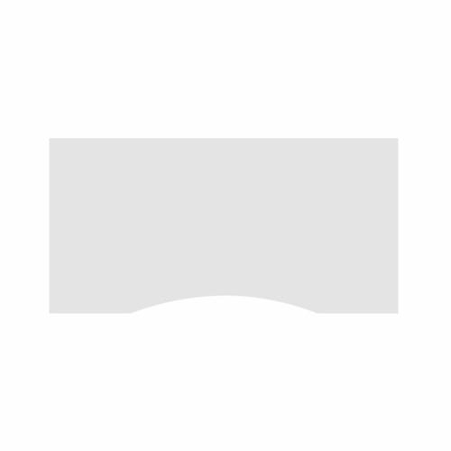 Bordplade med centerbue – 80×160 cm – Antracit