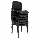 Comfort Basic stol med sortlakeret stel - Sort - Image 2
