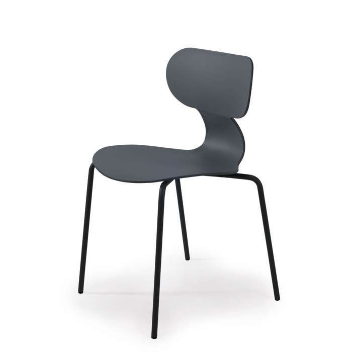 Nohr kantinestol – Antracit Nohr kantinestol - Antracit - Image 1