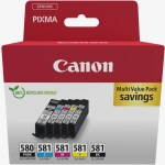 Blækpatroner Canon 580/581 PGBK,BK,C,M,Y (5-pak)