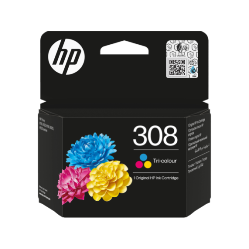 Blækpatron HP 308 farve