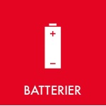 Piktogram BATTERIER