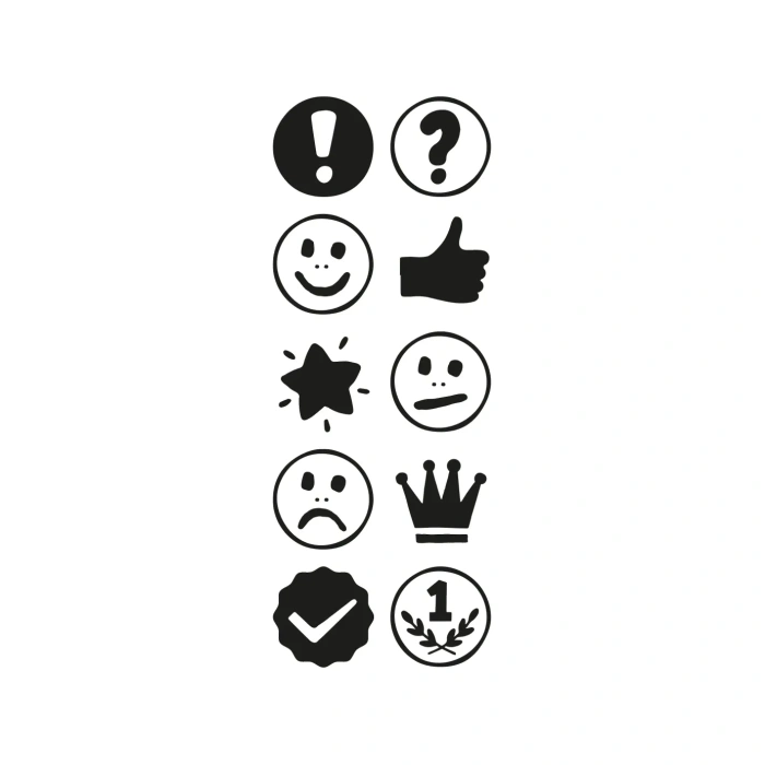 Stempel med smileys og ikoner Colop Little Nio - Image 3