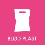 Piktogram BLØD PLAST