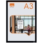 Magnetramme A3 med sort ramme NOBO - Image 2