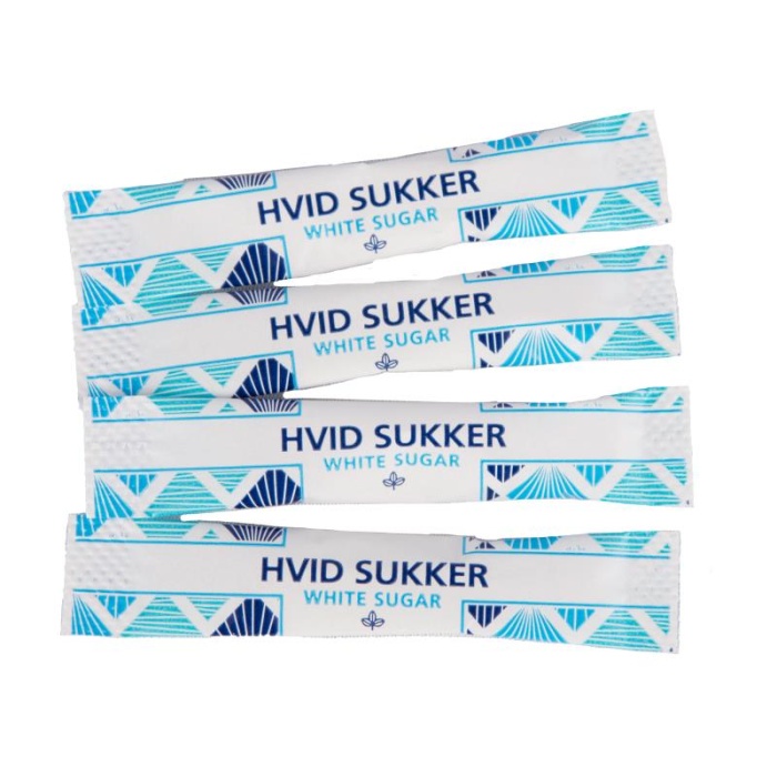 Sukker sticks 2 gr.