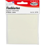 Bordkort elfenben karton