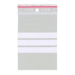 Lynlåspose T-66 40x60 mm med skrivefelt og rundt ophængshul – fødevaregodkendt minigrip pose