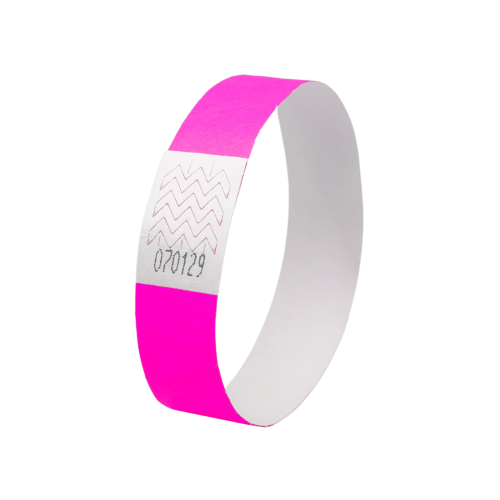 rivfast og slidstaerk engangs armbaand i pink