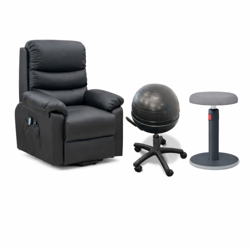 Ergonomiske møbler og hjælpemidler til kontor og hjem