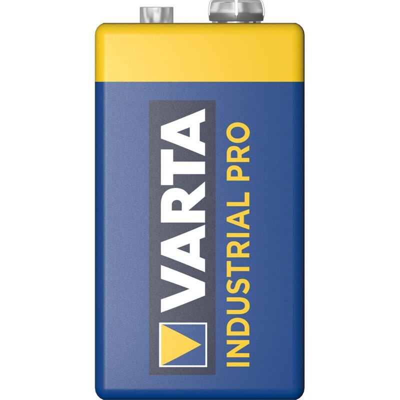 Batterier Varta 9V Industri Pro (20-pak) Varta Industrial Pro alkaline batterier i industrikvalitet med lang holdbarhed