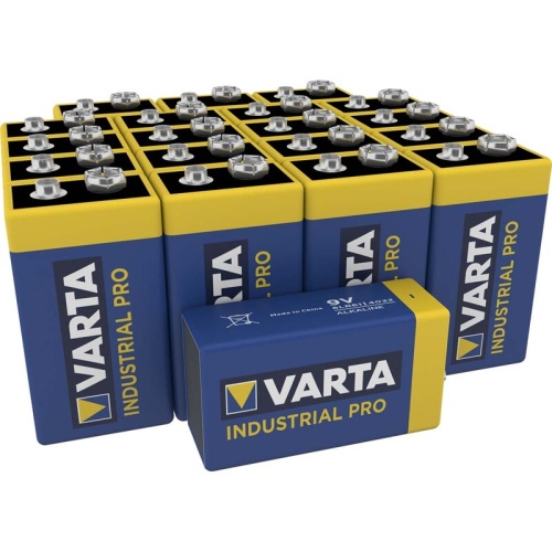 Varta Industrial Pro alkaline batterier i industrikvalitet med lang holdbarhed