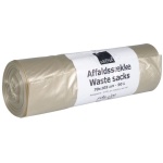 Affaldssække 90 liter klar plast
