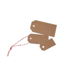 Manillamærker 30x60 mm i genbrugspapir