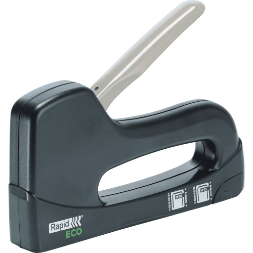 Hæftepistol i genanvendt plast til hobby og gør-det-selv projekter