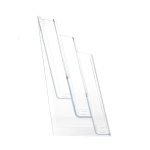Transparent brochureholder til A4 brochurer
