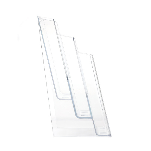 Transparent brochureholder til A4 brochurer